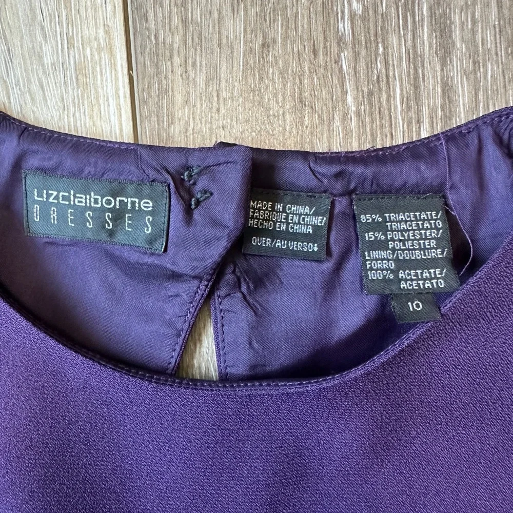 🛍️ Liz Claiborne  classic dress Size 10 - Picture 8 of 10